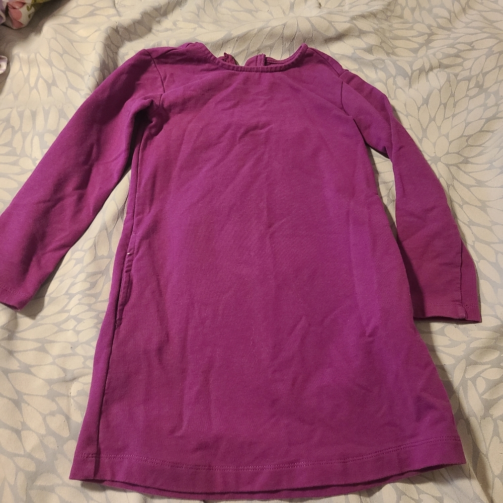 Primary gently used long sleeve plum dress. #130